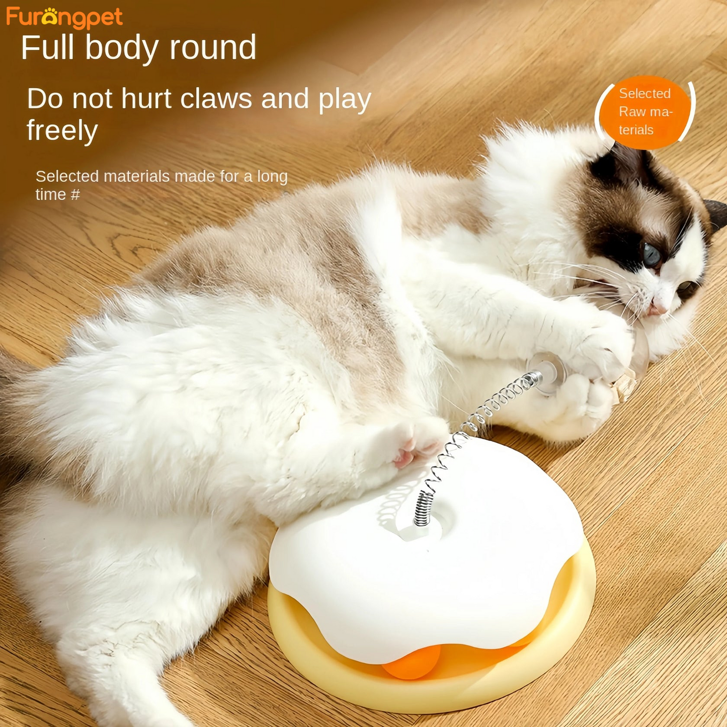 Cat Puzzle Food Leaking Ball Toy – Interactive Treat Feeder for Cats and Dogs