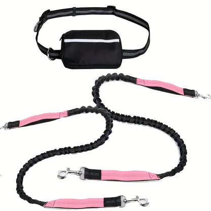 Furongpet™🐶Hands Free Dog Leash with Zipper Pouch