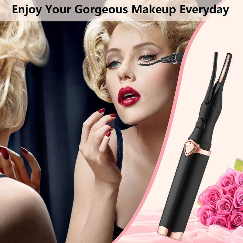 Electric Eyelash Curler for Instant Glam & Dazzling Lashes!