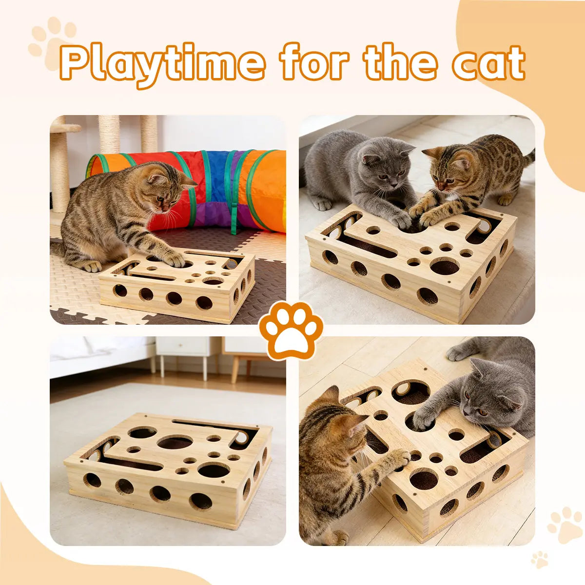Furongpet™ Cat Scratch Puzzle Nail File Box