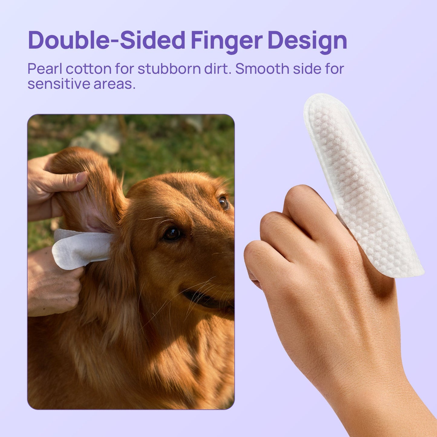 Furongpet™ Gentle Ear Relief Finger Wipes For Pets