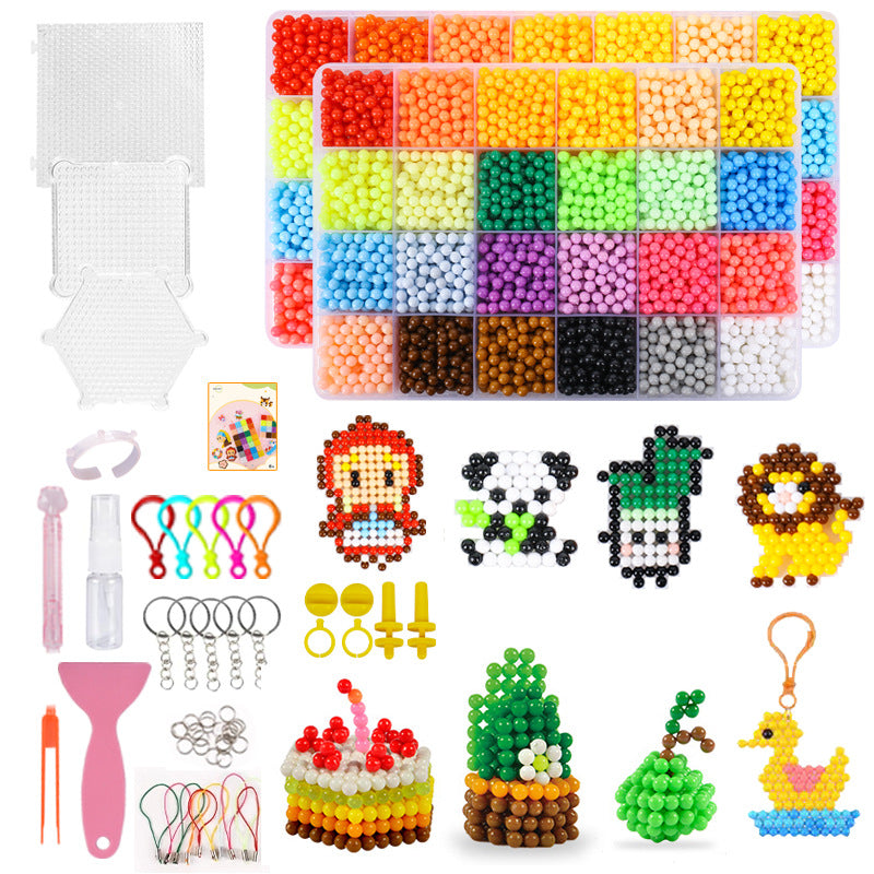Luminous DIY Crystal Water Fuse Beads Full Set Craft Toy for Kids