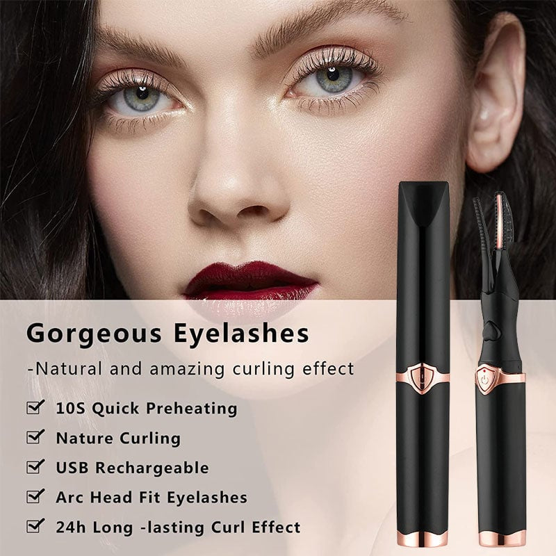 Electric Eyelash Curler for Instant Glam & Dazzling Lashes!
