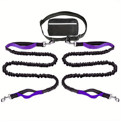 Furongpet™🐶Hands Free Dog Leash with Zipper Pouch
