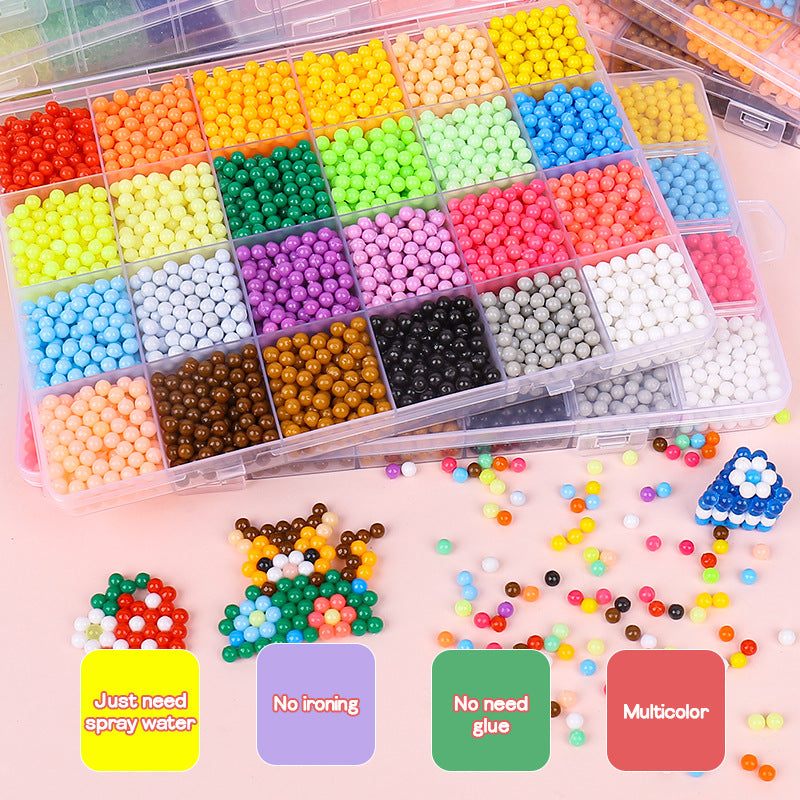 Luminous DIY Crystal Water Fuse Beads Full Set Craft Toy for Kids