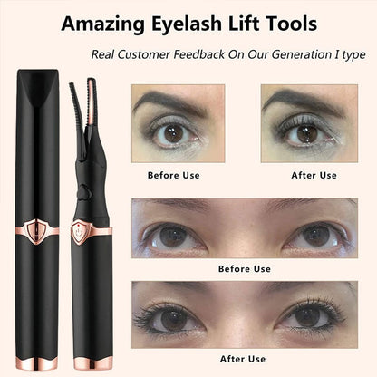 Electric Eyelash Curler for Instant Glam & Dazzling Lashes!