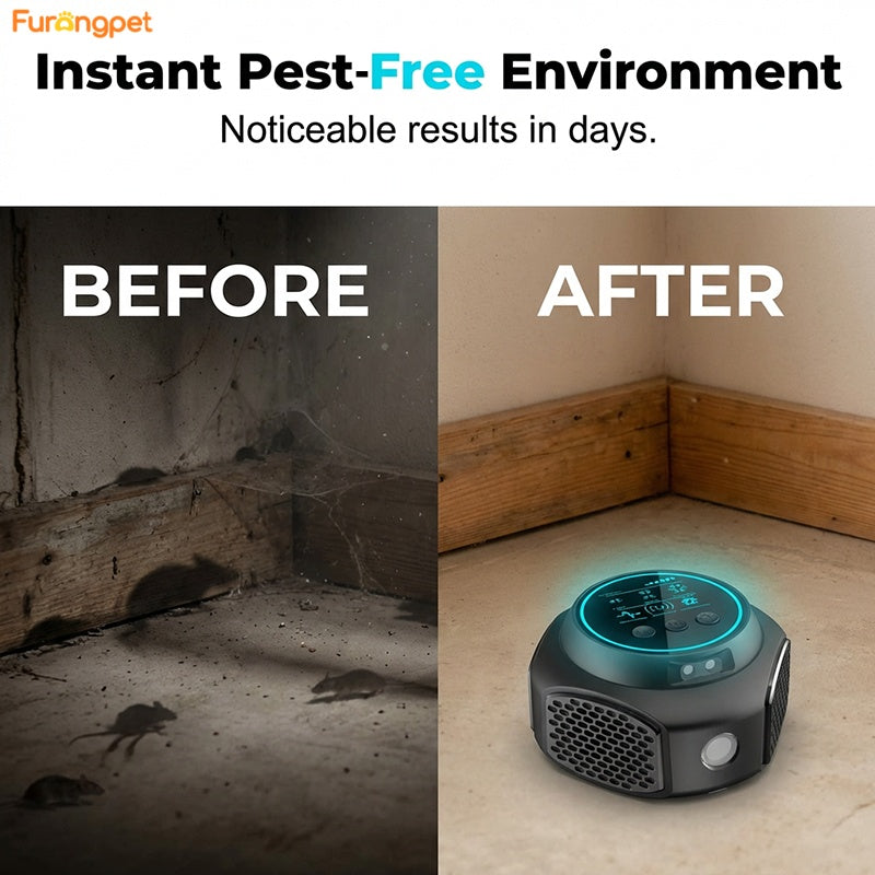 🚫🐭【High-Power Ultrasonic Pest Repeller】— Rats and Cockroaches Will Leave On Their Own