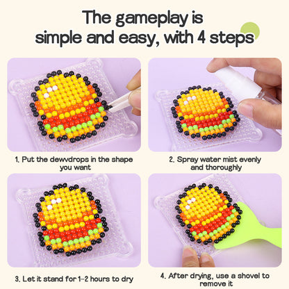 Luminous DIY Crystal Water Fuse Beads Full Set Craft Toy for Kids