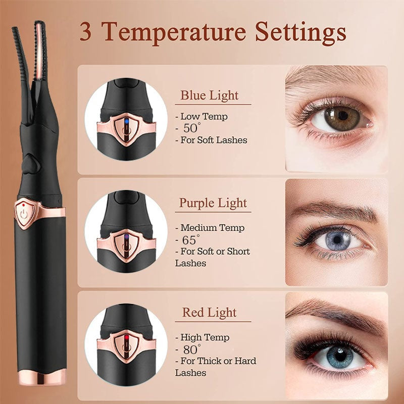 Electric Eyelash Curler for Instant Glam & Dazzling Lashes!