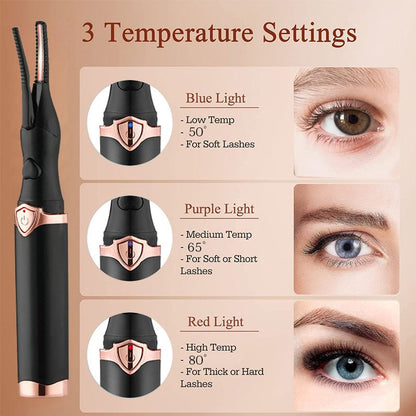 Electric Eyelash Curler for Instant Glam & Dazzling Lashes!