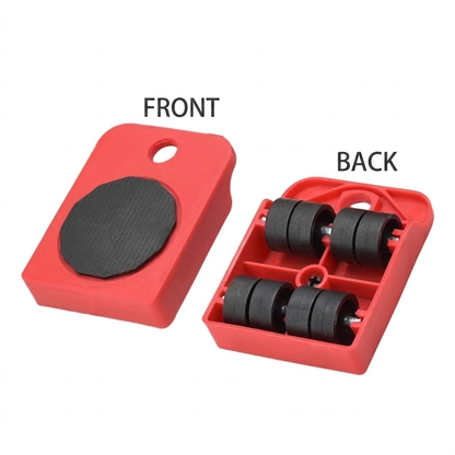 600 Lbs Furniture Moving Lifter Dolly with 360° Wheels for Heavy & Peel Stick Floors