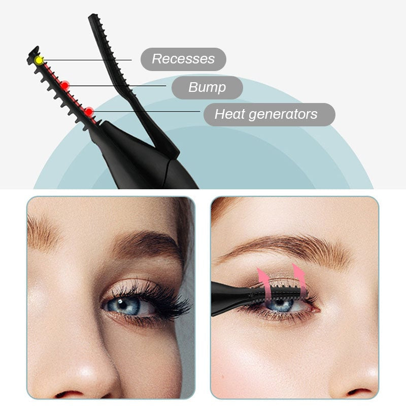Electric Eyelash Curler for Instant Glam & Dazzling Lashes!