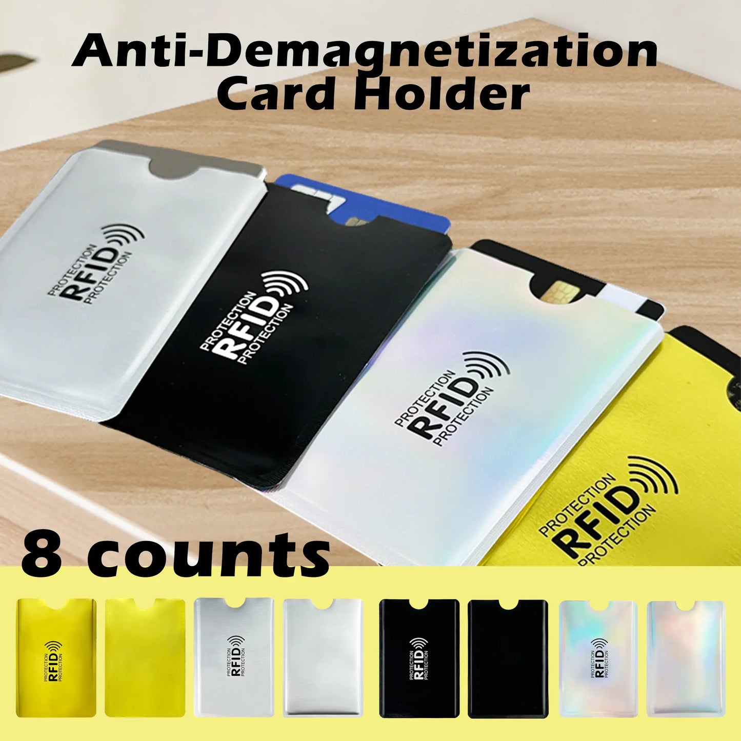 RFID Card Sleeves Block Electronic Theft
