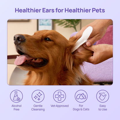 Furongpet™ Gentle Ear Relief Finger Wipes For Pets