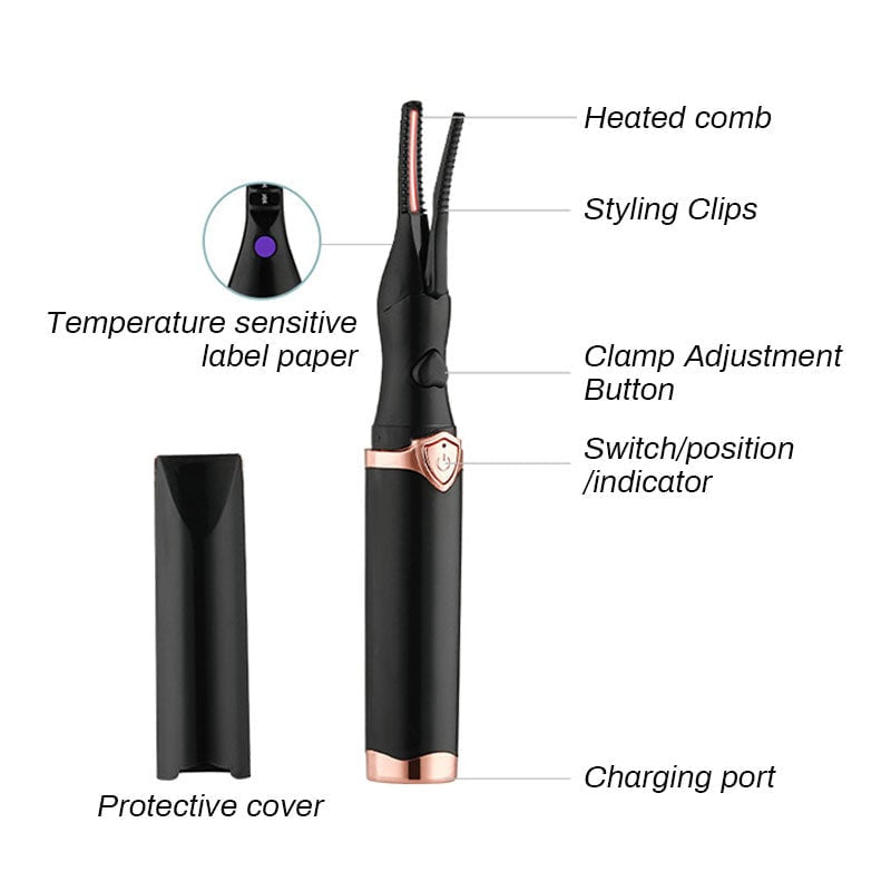 Electric Eyelash Curler for Instant Glam & Dazzling Lashes!