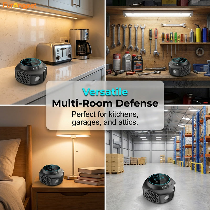 🚫🐭【High-Power Ultrasonic Pest Repeller】— Rats and Cockroaches Will Leave On Their Own