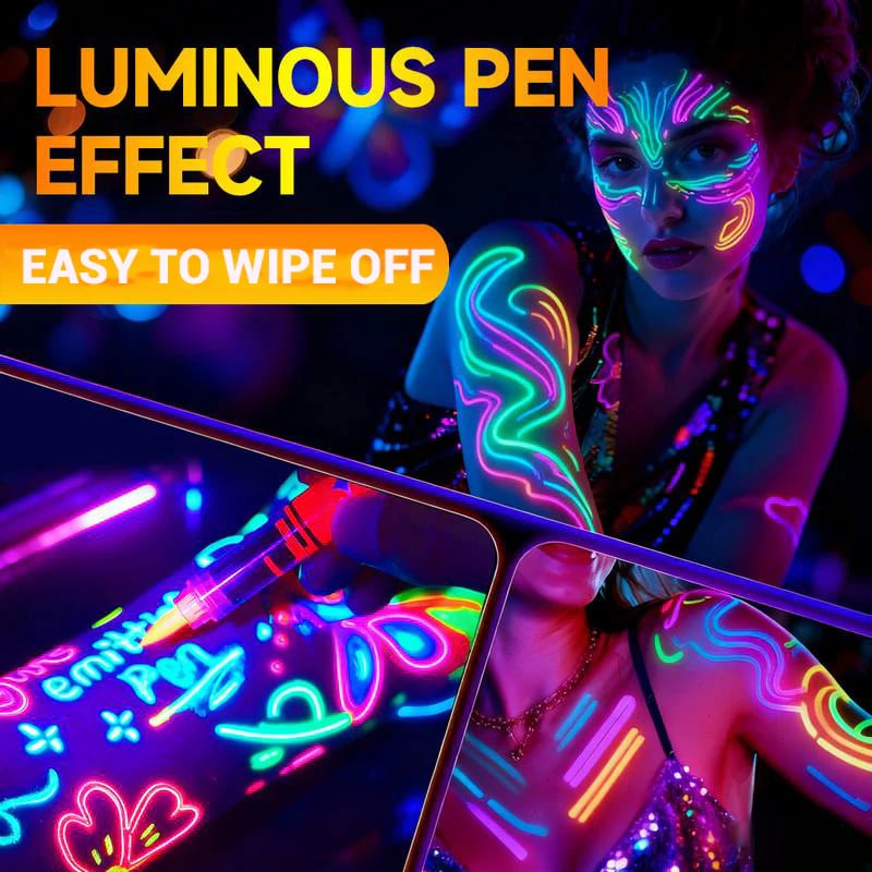 Light-Up Face and Body Art Marker Set
