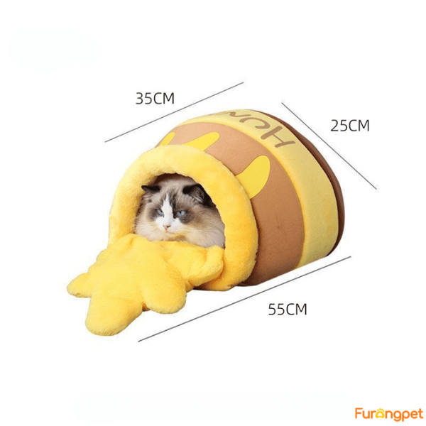🔥HOT SALE 49% OFF🍯Honey Jar Cat Bed😻