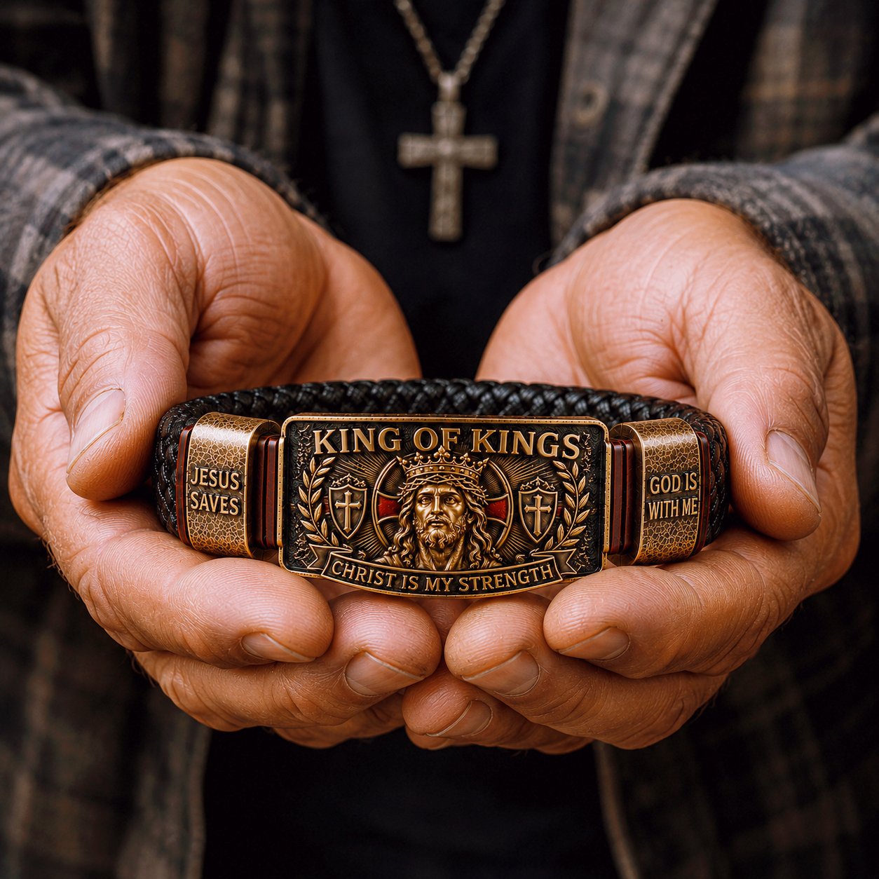 King of Kings Christian Adjustable Bracelet Gift