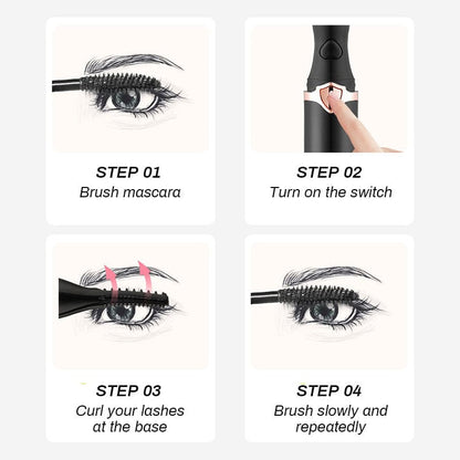 Electric Eyelash Curler for Instant Glam & Dazzling Lashes!
