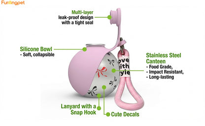 Furongpet™ Portable Dog Water Bottle for Small Dogs