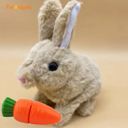 Interactive Walking and Talking Bunny Toy for Pets