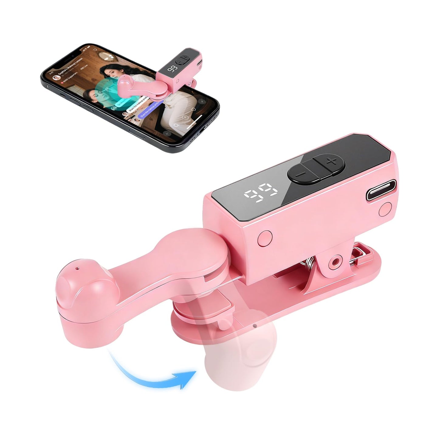 Rechargeable Auto Screen Tapper for TikTok, iPhone, iPad & Android, 107 Adjustable Speeds