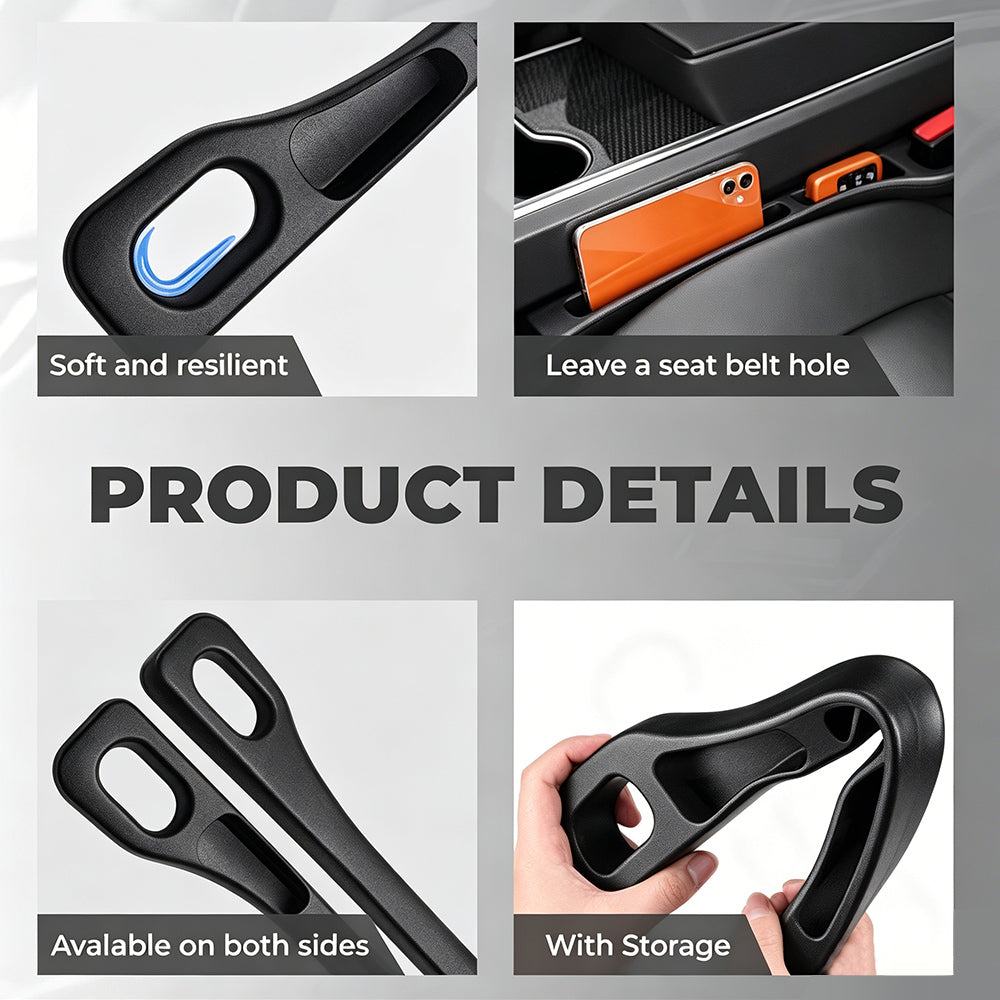 Car Seat Gap Filler with Storage Pocket