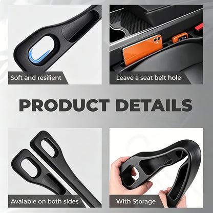 Car Seat Gap Filler with Storage Pocket