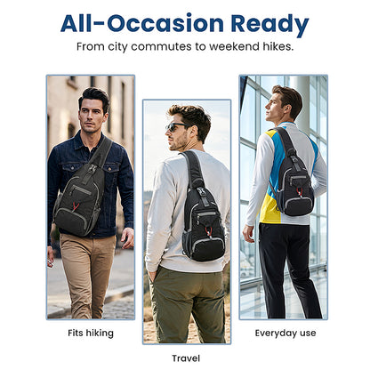 Men's Lightweight Outdoor Sling Crossbody Bag