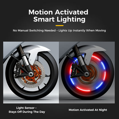 Motion-Activated LED Wheel Valve Lights