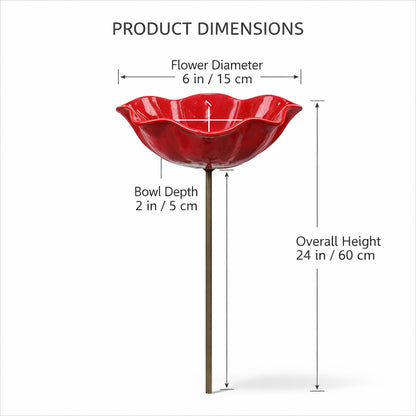 Furongpet™ Handmade Metal Flower Garden Stake Beautiful Outdoor Decor That Never Fades