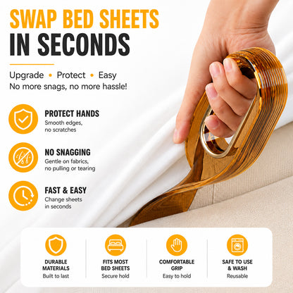 2-in-1 Mattress Lifter & Bed Sheet Tucker Tool