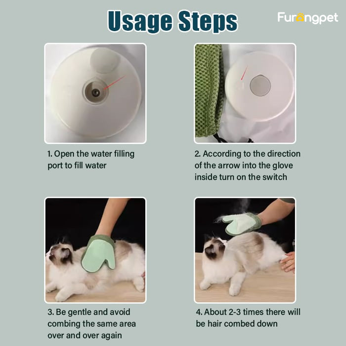 🔥2026 SALE - Multi-purpose Pet Steam Grooming Gloves