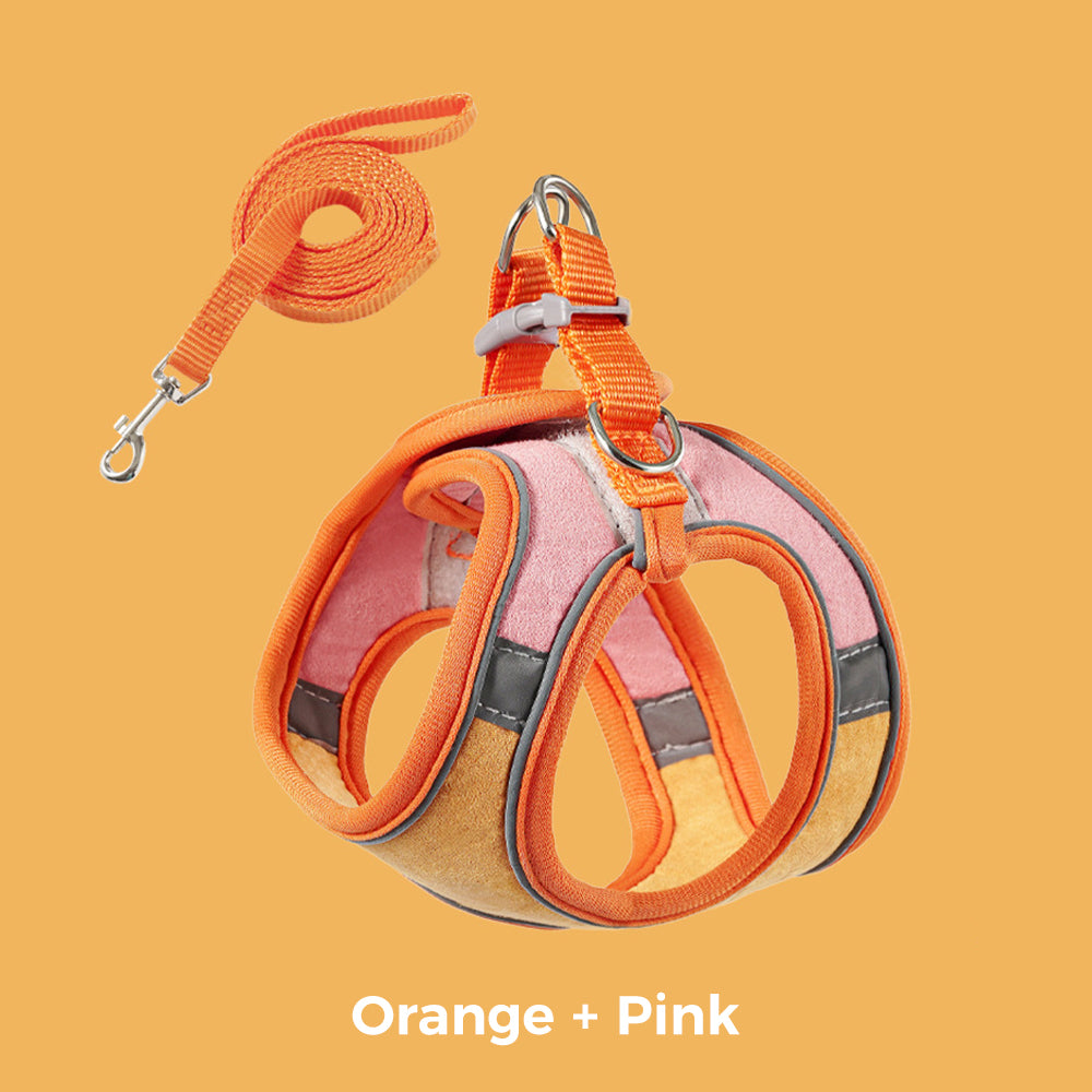 🐱 Escape-Proof Reflective Cat Harness & Leash Set
