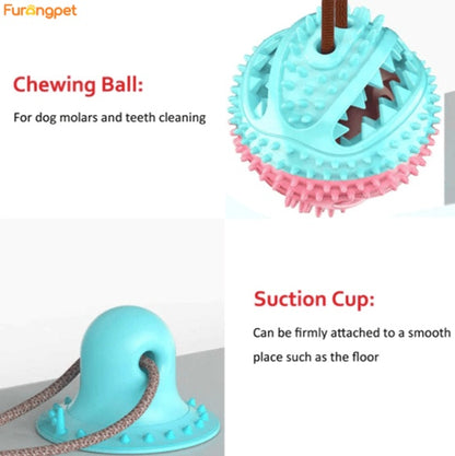 Dog Chew Toy Suction Cup Teeth Cleaner
