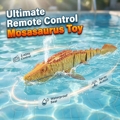 RC Mosasaurus Water Spray Dinosaur Toy