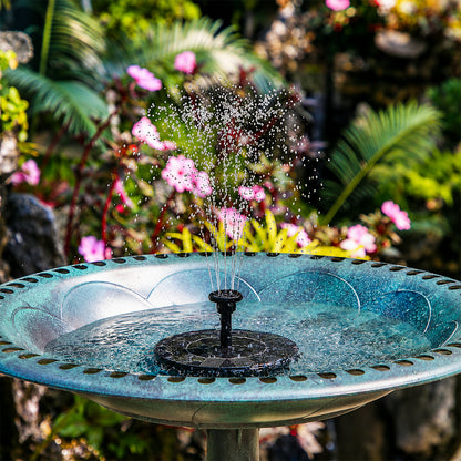 🌞2026 Upgrade 3.5W Solar Birdbath Pump with Color LED Lights💡