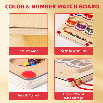 Magnetic Color & Number Counting Maze