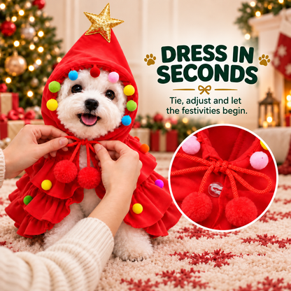 🎄🐶Christmas Tree Pet Costume
