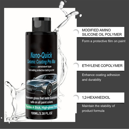 High-Gloss Hydrophobic Nano Ceramic Coating Spray