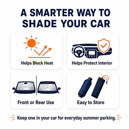 Foldable Car Windshield Sun Shade Umbrella