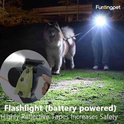 🐕 New Dual-Head Retractable Pet Leash 🐕‍🦺