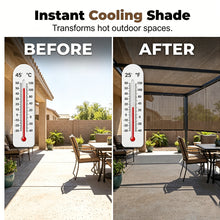 🌿 UV-resistant, breathable, cooling, high-quality woven sunshade