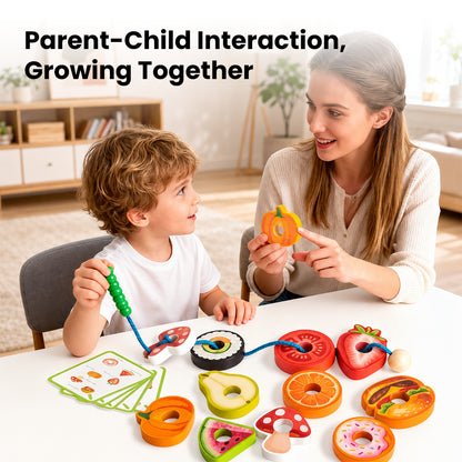Montessori Caterpillar Lacing Toy