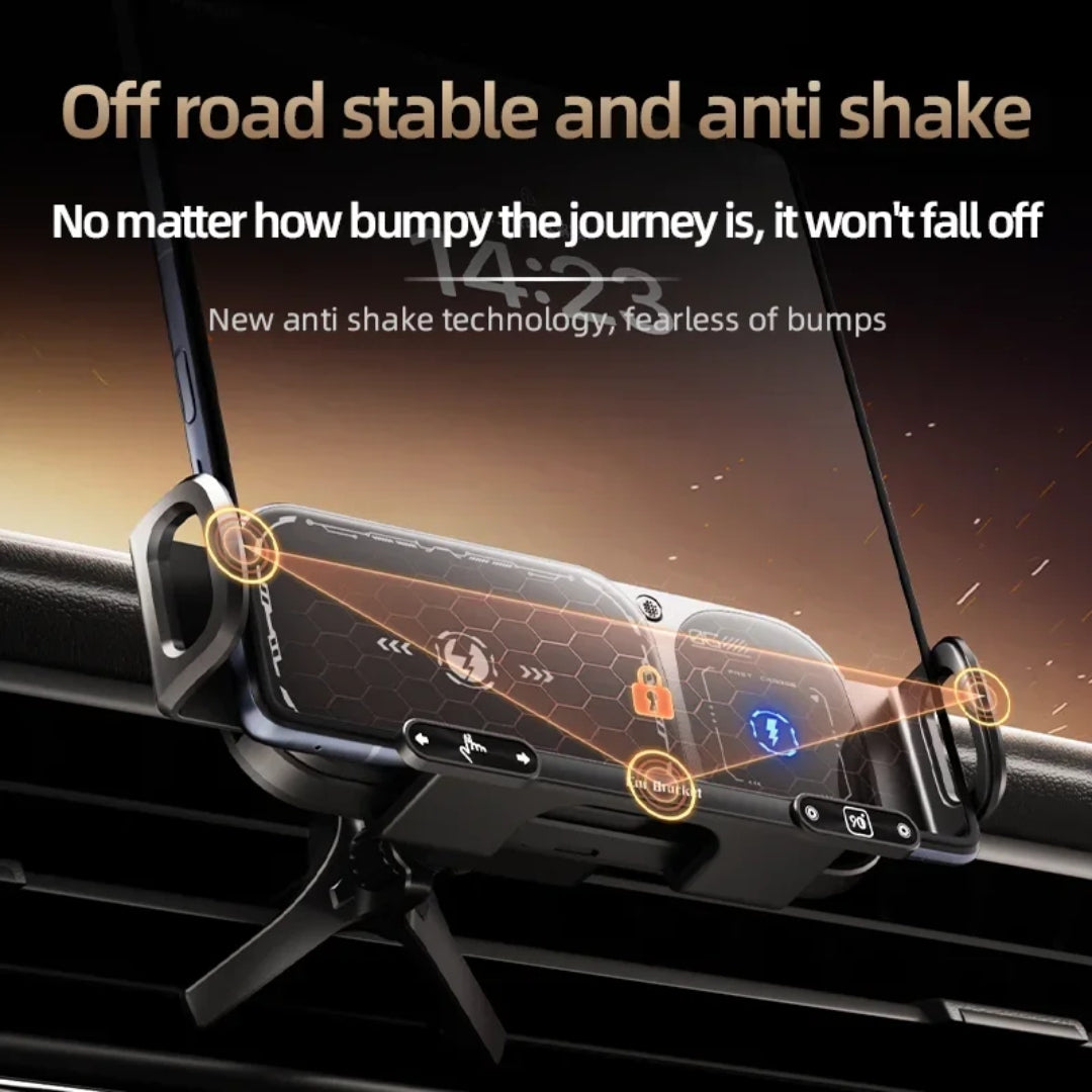 VNSPORT 360° Rotating 15W Wireless Car Charger Mount
