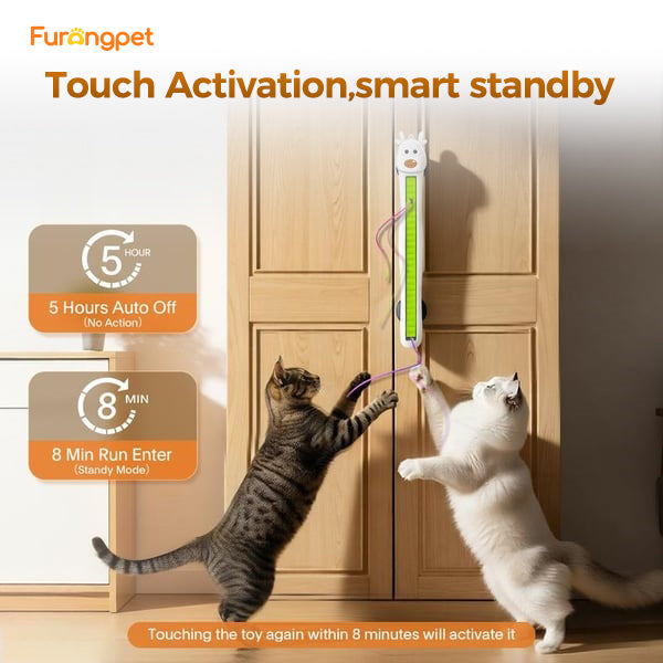 Auto Motion Flying Rope Interactive Cat Toy