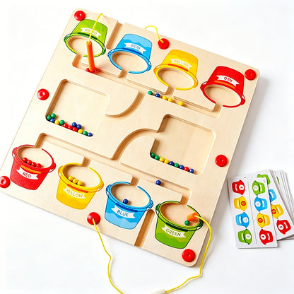 Magnetic Color & Number Counting Maze