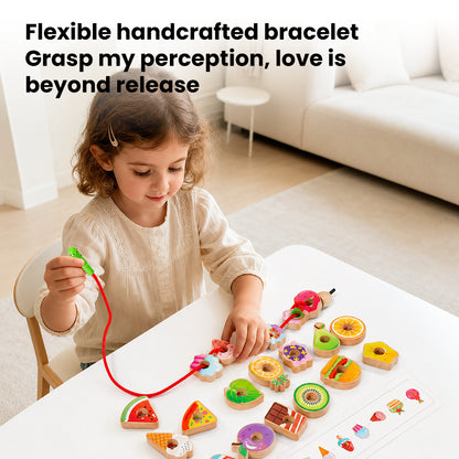Montessori Caterpillar Lacing Toy