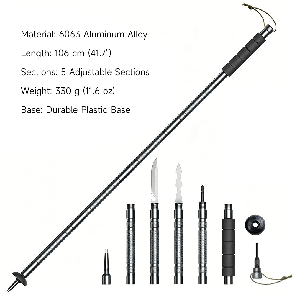 All-in-One Tactical Survival Hiking Stick